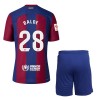 Original Trikotsatz FC Barcelona Balde 28 Heimtrikot 2023-24 Für Kinder